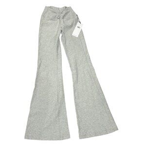 ALO Yoga Alosoft Intuition High-Waist Bootcut Leggings in Athletic Heather Grey